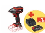 Akumuliatorinis smūginis suktuvas EINHELL TP-CI 18/220 Li BL - Solo, 18 V, 1/4'' griebtuvas, bešepetėlis variklis, maks. Sukimo momentas 220 Nm, be akumuliatorių ir kroviklio