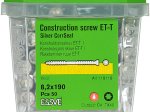 Konstrukciniai medsraigčiai ESSVE ET-T, 8,2 x 190 mm, C4 CorrSeal, 50 vnt.