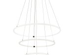 Pakabinamas LED šviestuvas SEARCHLIGHT Revolve, 59,81W, 230V, 3000K, 7774lm, dimeriuojamas, 790 x 790 x 1420 mm, maksimalus aukštis 1500 mm, 40176-3BK