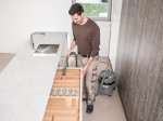 Sauso-šlapio siurbimo dulkių siurblys KARCHER NT 22/1 Ap Te, *EU, profesionalus, 22 litrų talpa, filtras, galingumas 1300 W, 6 m ilgio elektros laidas, 1.9 m ilgio žarna, 1.378-610.0