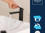 Praustuvo maišytuvas GROHE DICE, aukštas, XL dydis, matinis juodas,1018922430