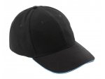 Kepurė HOGERT WORKWEAR Alf, su snapeliu, juoda spalva