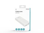 Išorinė baterija DELTACO PB-C1006, 20000 mAh, 2x USB-A, 1x USB-C, baltos sp.