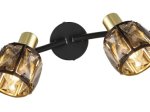 Kryptinis šviestuvas GLOBO Iniana, E14, 4 x 40W, 230V, aukso sp., 700x315x180 mm