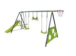 Žaidimų aikštelė BANGINIS, metalinė, matmenys 440 x 194 x 186 cm
