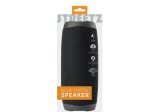 Kolonėlė STREETZ S350-BLK, 2 x 10 W, AUX, micro SD lizdas, Bluetooth 5.3.,  veikimo laikas - 4 val., juodos sp.