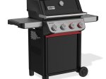 Dujinė kepsinė WEBER Spirit E-425, 4 degikliai, 10,25 kW, 83x54x75cm, su ratukais