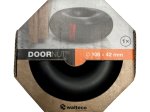 Durų atrama WALTECO Doornut, Ø106 x 42 mm, 0,83 kg, juodos sp.