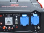 Generatorius BRICK BG2802, maksimali galia 2,8 kW, nominali galia 2,5 kW, maks. autonomija 7,2 val.