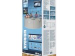 Baseinas BESTWAY Hydrium, karkasinis, cinkuoto plieno korpusas, su priedais, 366x122 cm, 56574