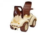 Vaikiškas automobilis TECHNOK, paspiriamas, matmenys 65 x 44 x 31 cm, šviesiai/tamsiai rudos spalvos