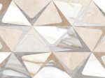 Dekoratyvinės keraminės plytelės KAI CEMENTO CREAM TRIANGLES BEIGE 3407, 24,4 x 74,4 cm, 4 vnt./dėž., rektifikuota, įvairiaspalvė