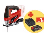 Akumuliatorinis siaurapjūklis EINHELL TC-JS 18 Li - Solo, 18 V, pjovimo kampo reguliavimas, dulkių nusiurbimas, be akumuliatorių ir kroviklio