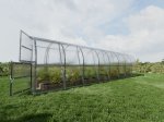 Šiltnamis BALTIC LT, 24 m2, 4 mm polikarbontinė danga, 3 x 8 m, arkos formos