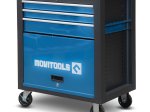 Įrankių vežimėlis MOVITOOLS, 3 stalčiai + 103 įrankiai ir priedai