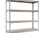 Sandėliavimo lentyna AR SHELVING BullrackRivet, metalinė, 4 lentynos, 200 x 200 x 60 cm
