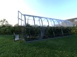 Šiltnamis KLASIKA Arkinis, 18 m2, su pamatu ir 6 mm polikarbonatine danga, 3 x 6 m, arkos formos