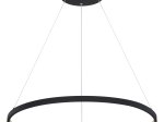 Pakabinamas LED šviestuvas GLOBO Ralph, 29W, 230V, 3000K, 3330 lm, metalas, plastikas, matinės juodos sp., 600 x 1200 mm, 67192-29B