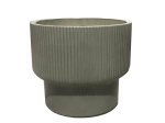 Keraminis lauko vazonas Oliva II, žalios sp., 35 x 35 x 31 cm.