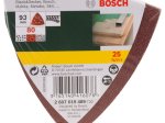 Šlifavimo popierius BOSCH Delta, K80, 25 vnt.