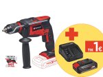 Akumuliatorinis smūginis gręžtuvas EINHELL TC-ID 18 Li Solo, smūgio greitis 41600 min-1, griebtuvas 1,5-13 mm, be akumuliatoriaus ir kroviklio