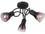 Lubinis šviestuvas GLOBO 54312-3D, 3 x E14, 25W, 230V, dūmų sp. stiklas, 380x380x185 mm