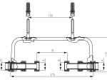 Konsolė vandens skaitikliu FERRO, 3/4", KSD15, KSD15