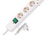 Ilgiklis BRENNENSTUHL Comfort-Line Plus, 4 lizd., 2m, su įž., su jungikliu, baltos sp., 1153320100