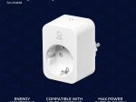 Išmanusis kištukinis lizdas DELTACO SMART HOME SH-P01E16, WiFi, valdomas su programėle, turi laikmačio funkciją