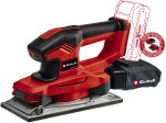 Akumuliatorinis plokštuminis šlifuoklis EINHELL, TE-OS 18/230 Li Solo, 18 V, Li-ion, padas 230x115 mm., svoris 1,5 kg, be akumuliatoriaus