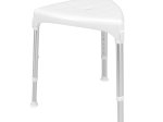 Dušo kėdė KID-MAN Trikis, trikampė, balta