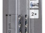 Grąžtas metalui BOSCH PointTeQ, 2,5 x 30 x 57 mm, 2 vnt.