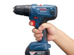 Akumuliatorinis suktuvas BOSCH Professional GSR 18V-21, komplekte 2x 2.0 Ah, 18 V akumuliatoriai ir kroviklis GAL 1820