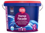 Mineralinių fasadų dažai VIVACOLOR Hansa Facade, 2,7 l, LA bazė, balti, visiškai matiniai