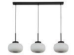 Pakabinamas šviestuvas SEARCHLIGHT Lumina, E27, 3 x 60W, 230V, 1040 x 240 x 320 mm, maksimalus aukštis 1300mm, 10271-3BK