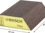 Figūrinė šlifavimo kempinė BOSCH S470 CombI, 69 x 97 x 26 mm, smulki