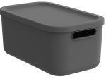Daiktadėžė ROTHO Albula, 12 l, su dangčiu, antracito sp.