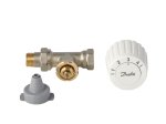 Termostatinis ventilis DANFOSS FJVR d15, tiesus ir termostatinė galva FJVR DANFOSS, 003L1080