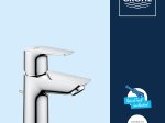 Praustuvo maišytuvas GROHE STARTEDGE, S dydis, su dugno vožtuvu, chromas, 23342001