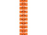 Kontaktinė kaladėlė DPM, 12 x 2,5 mm², 3 A, oranžinės sp.