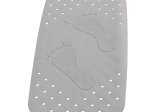 Vonios kilimėlis RIDDER PLATTUF, 38 x 72 cm, pilkos spl., 100% TPE, 67087