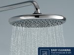 Dušo komplektas su termostatu GROHE QuickFix Vitalio Start 250 Flex, 250mm dušo galva,110mm rank. dušeliu, virštinkinė, taupanti vandenį, chromas, 26677001