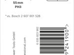 Smūginis sukimo antgalis BOSCH Impact PH3, 50 mm, 1 vnt.