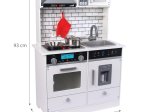 Medinė vaikiška virtuvėlė su garsais, matmenys 78 x 52 x 16 cm