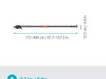 Genėtuvas šakų GARDENA StarCut Pro L, 32 mm, prasilenkiančiais ašmenimis, teleskopinis kotas, ilgis 175-400 cm