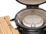 Keramikinė kepsninė KAMADO BONO, 20" 52 cm (juoda)