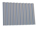 Profiliuota plokštė GUTTA Wbs, matmenys 900 x 2000 mm, trapecinė, pilka spalva