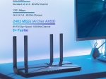 Maršrutizatorius TP-LINK Archer AX53, dviejų dažnių, Wi-Fi 6