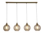 Pakabinamas šviestuvas SEARCHLIGHT Radiance, E27, 4 x 60W, 230V, 1100 x 200 x 300 mm, maksimalus aukštis 1200 mm, 44520-4CP