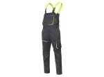 Puskombinezonis HOGERT WORKWEAR Reetz, 58% medvilnė, 40% poliesteris, 2% elastanas, juoda spalva, XL (54) dydis, CE